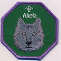 Akela Embroided Badge