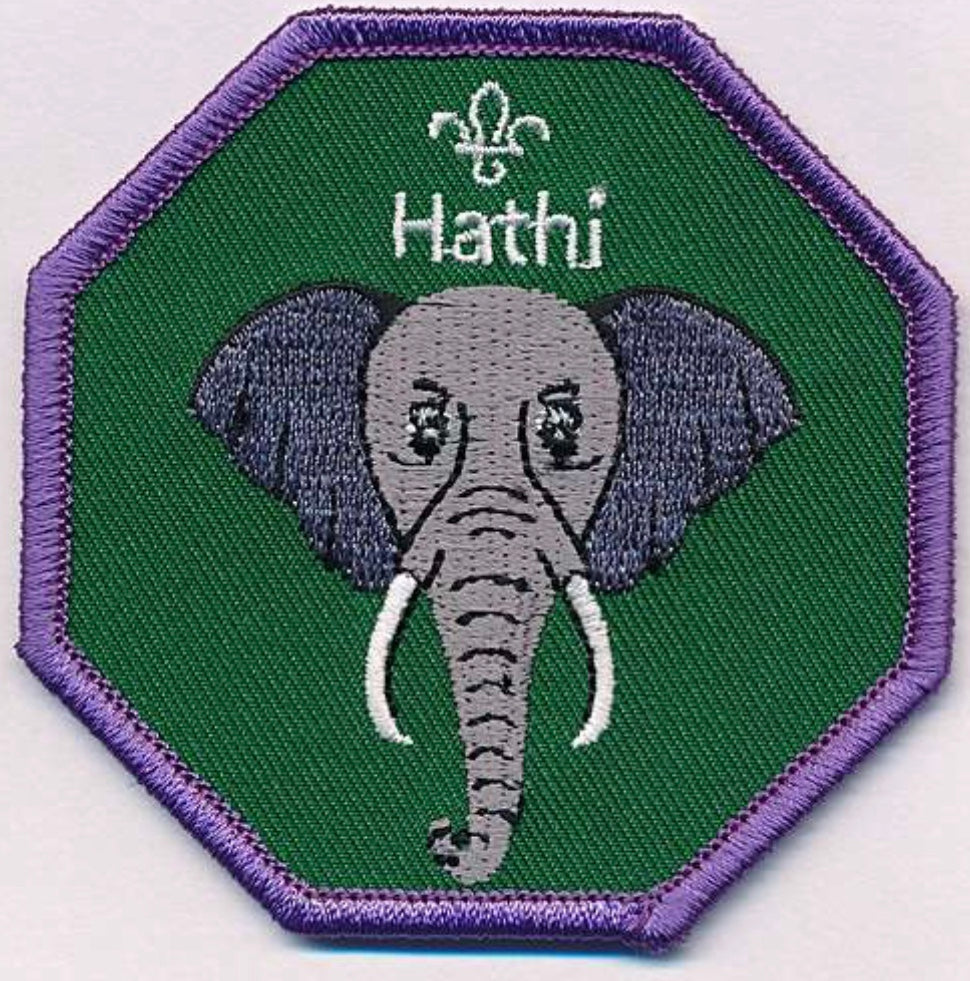 Hathi Embroided Badge