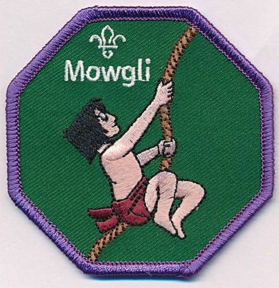 Mowgli Embroided Badge