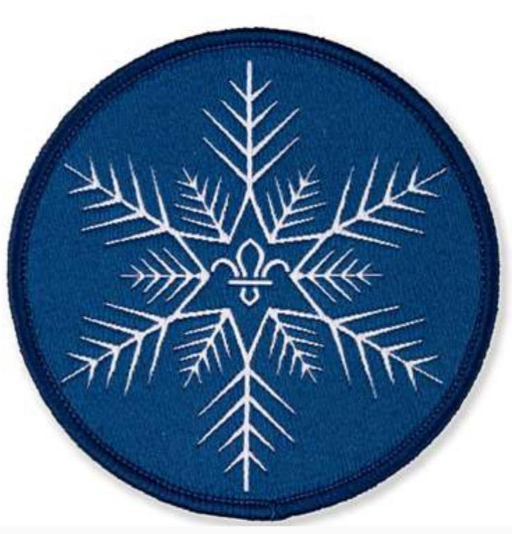 Snow Flake FDL Badge - Blue