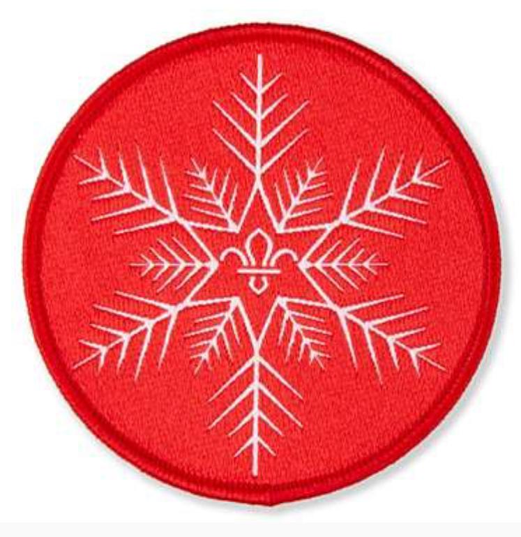 Snow Flake FDL Badge - Red