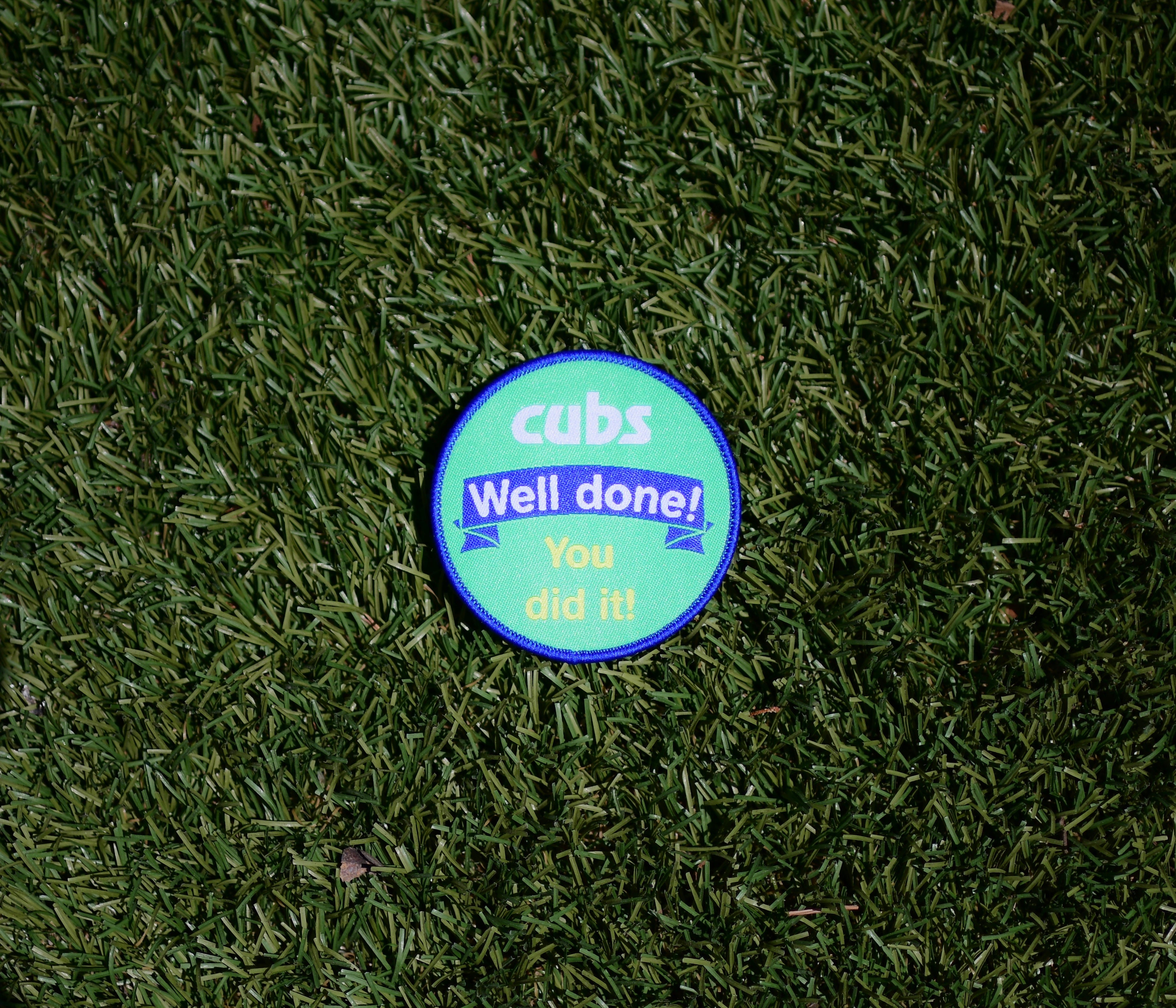 Cubs Well Done Fun Badge