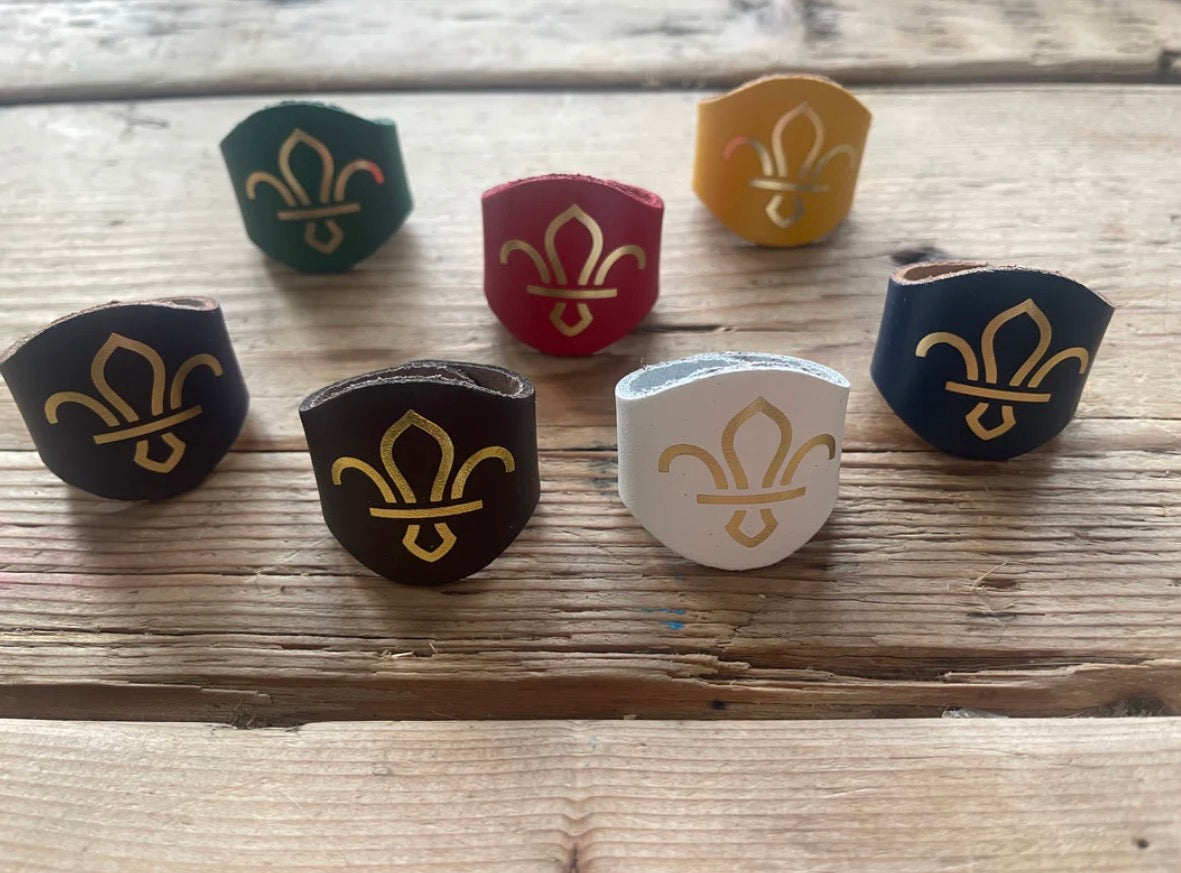 Fleur De Lys Gold Printed