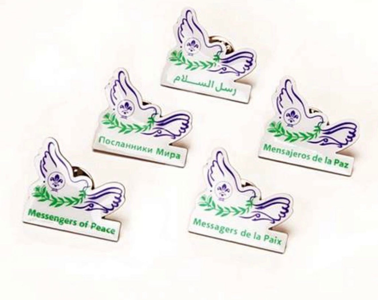 Messengers of Peace Pin